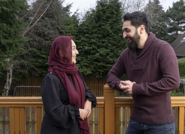 Image of kidney recipient Ifrah Raza and her living donor brother Adeel
